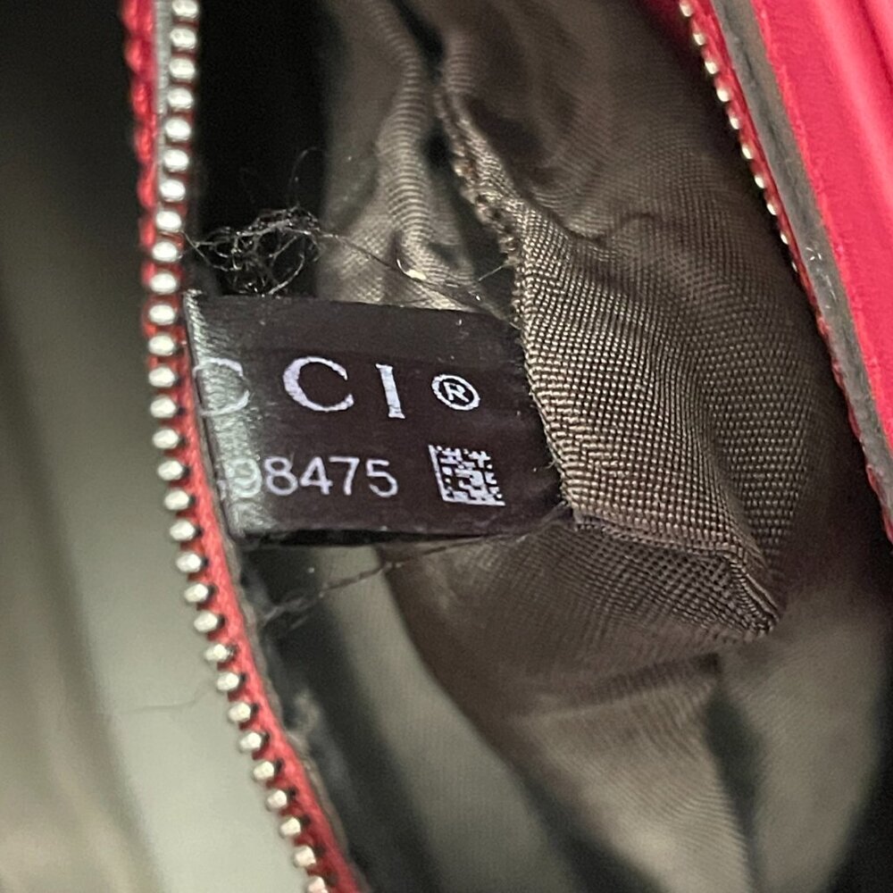 Gucci Interlocking G Top Handle Bag in Red Calfskin Leather - Preowned - Picture 10 of 16